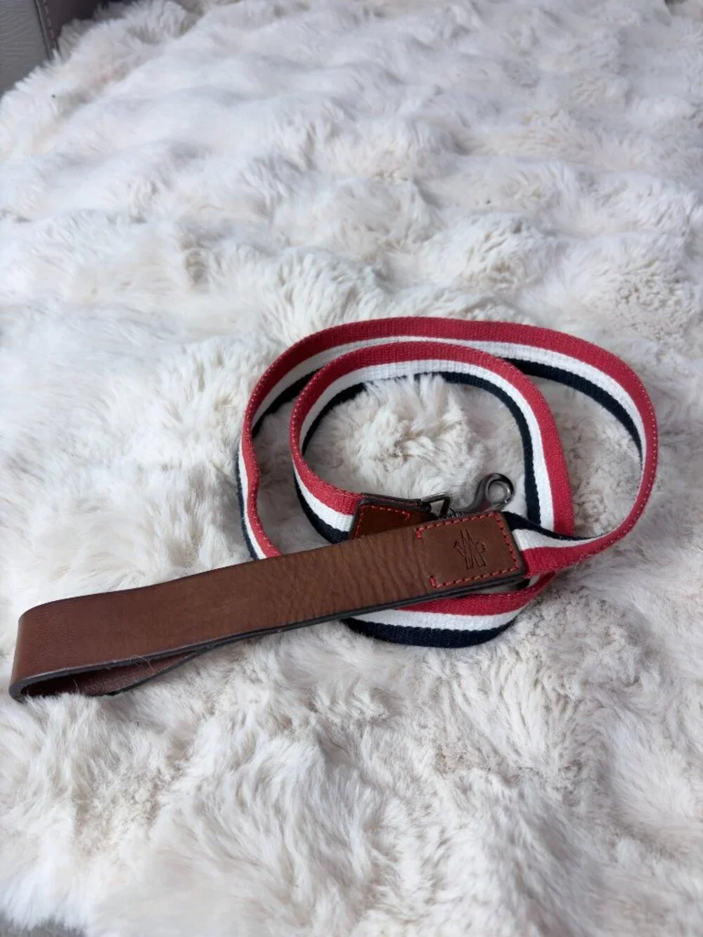 Moncler  x Poldo Dog Couture Edition Tricolor Leash - Picture 2 of 8